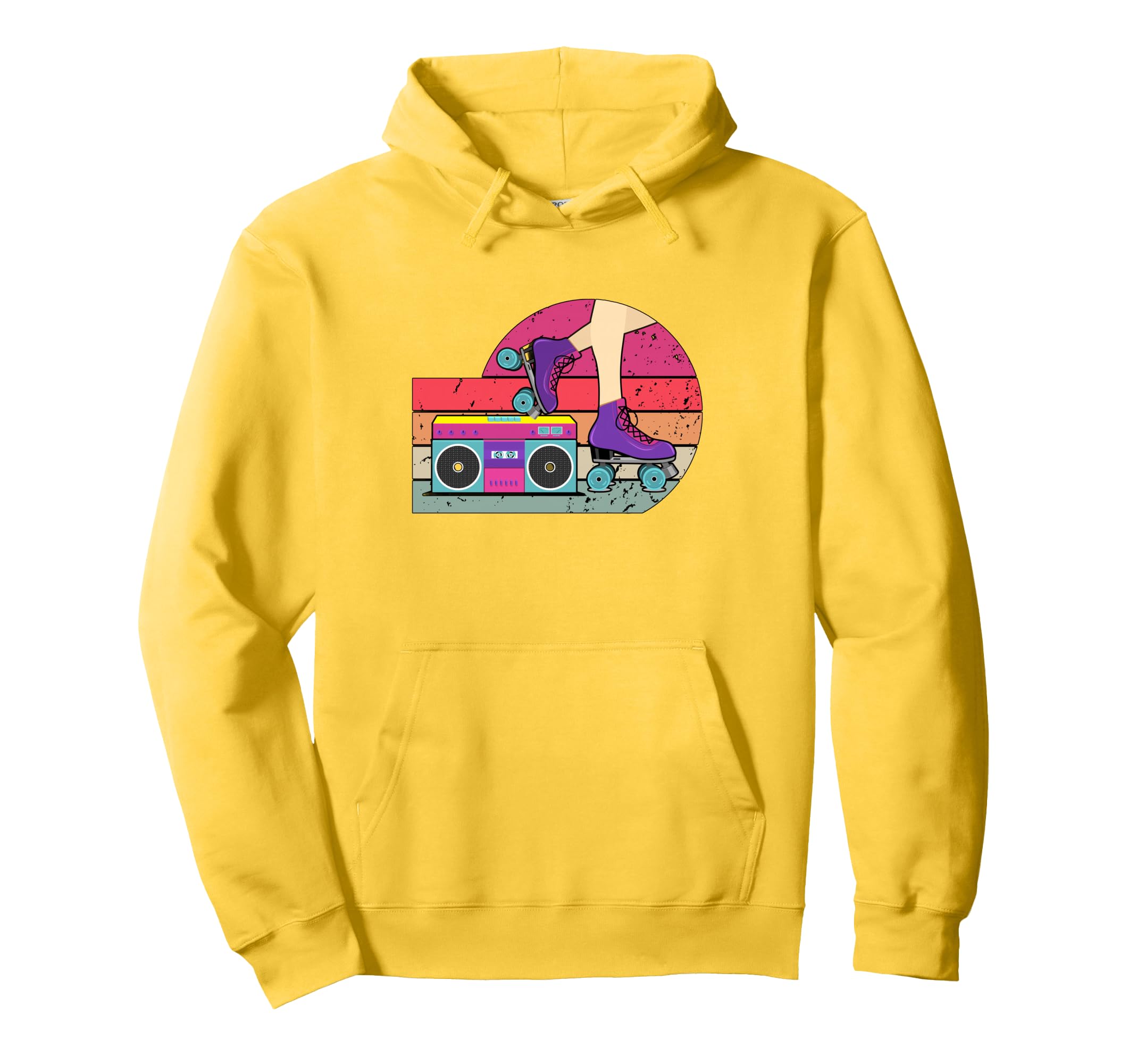 70S Roller Skate Radio Skating Hoodie - Fun Novelty Design Unisex - T-Shirt, Sweatshirt, Hoodie