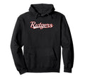 Rutgers New Jersey Varsity Throwback Hoodie - Fun Novelty Design for Adults - T-Shirt, Sweatshirt, Hoodie