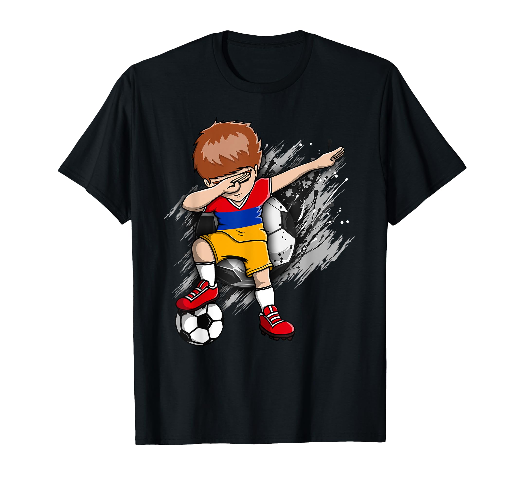 Dabbing Soccer Armenia Jersey T-Shirt - Novelty Apparel for Adults - T-Shirt, Sweatshirt, Hoodie