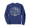 Glacier National Park Mountains Sweatshirt - Novelty Apparel for Adults - T-Shirt, Sweatshirt, Hoodie