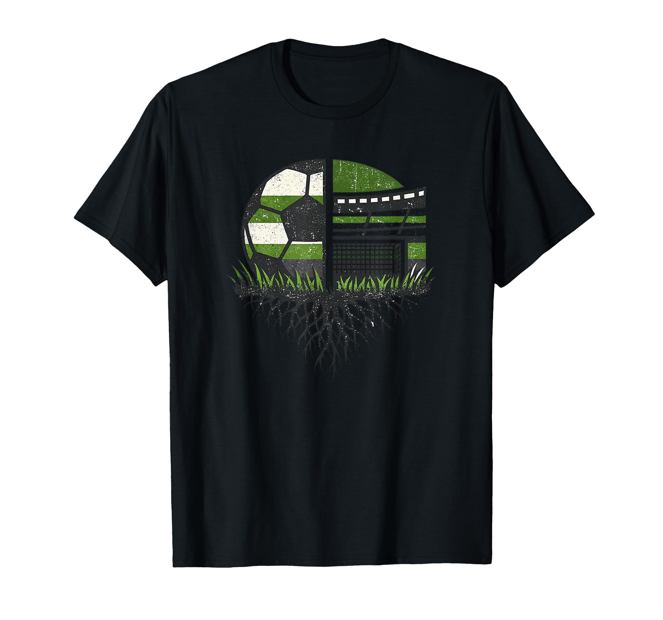 Soccer Ball Stadium Nature T-Shirt - Minimalist Print for Adults - T-Shirt, Sweatshirt, Hoodie