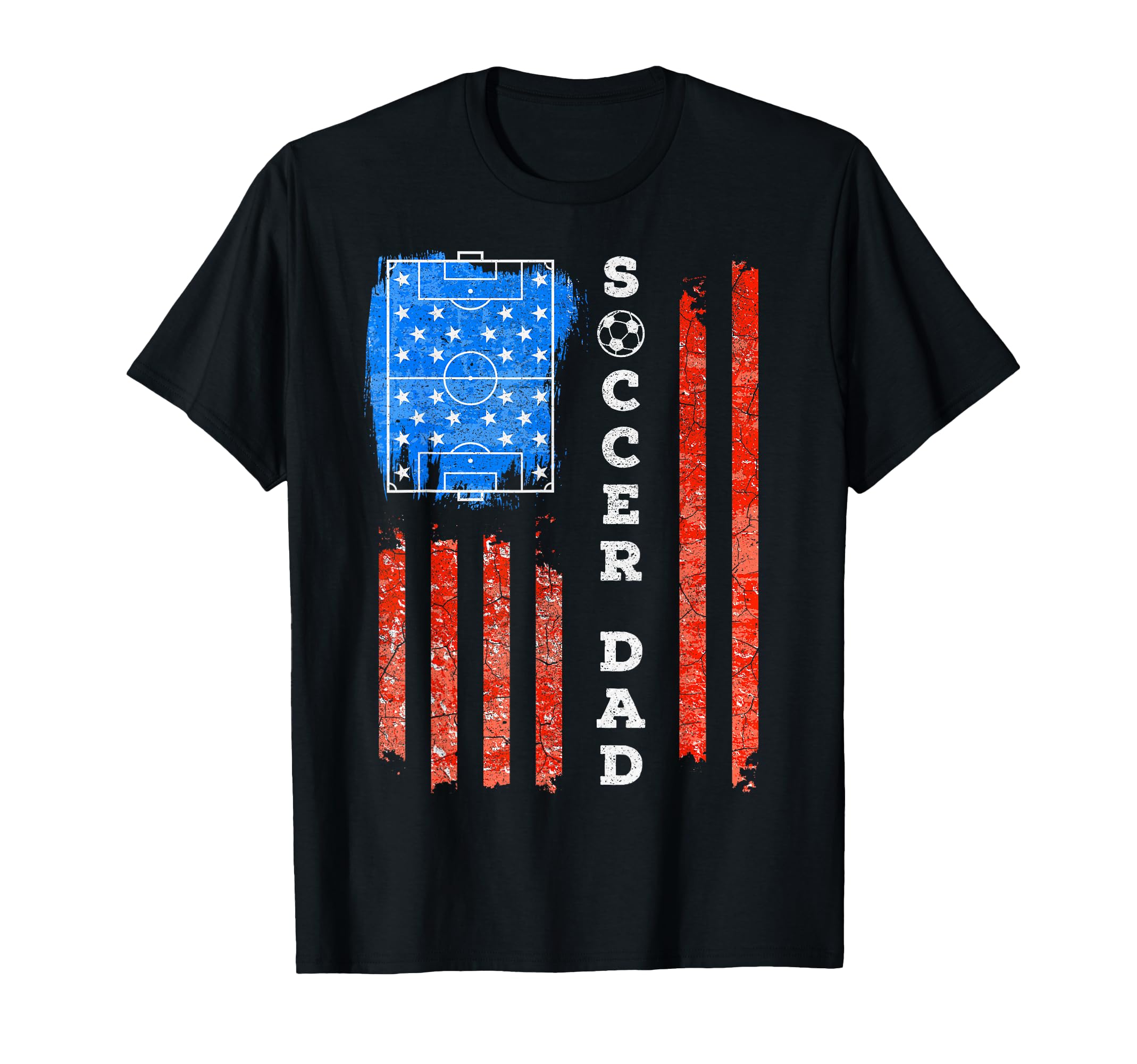 Soccer Dad American Flag T-Shirt - Streetwear Style Unisex - T-Shirt, Sweatshirt, Hoodie