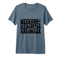 Weekends Iced Coffee And Soccer Fun T-Shirt - Streetwear Style Unisex - T-Shirt, Sweatshirt, Hoodie
