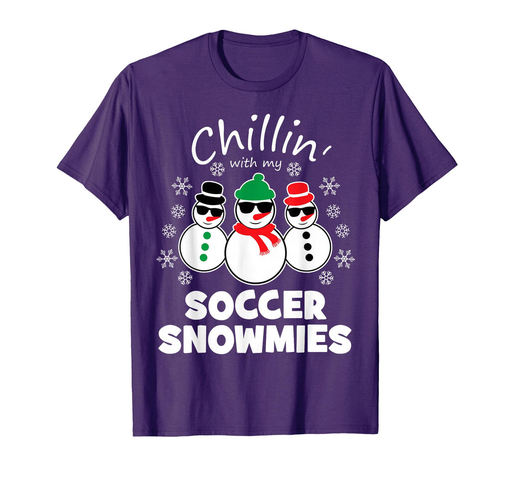 Chillin My Soccer Snowmies Funny T-Shirt - Streetwear Style Men Women - T-Shirt, Sweatshirt, Hoodie