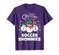 Chillin My Soccer Snowmies Funny T-Shirt - Streetwear Style Men Women - T-Shirt, Sweatshirt, Hoodie