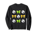 Soccer Balls Bows Womens Soccer Sweatshirt - Streetwear Style for Adults - T-Shirt, Sweatshirt, Hoodie