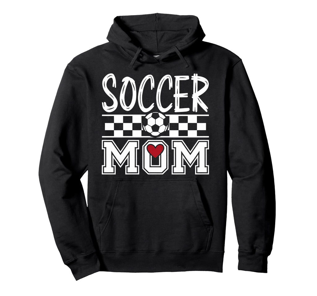 Groovy Soccer Mom Mother Soccer Mom Hoodie - Fun Novelty Design for Adults - T-Shirt, Sweatshirt, Hoodie