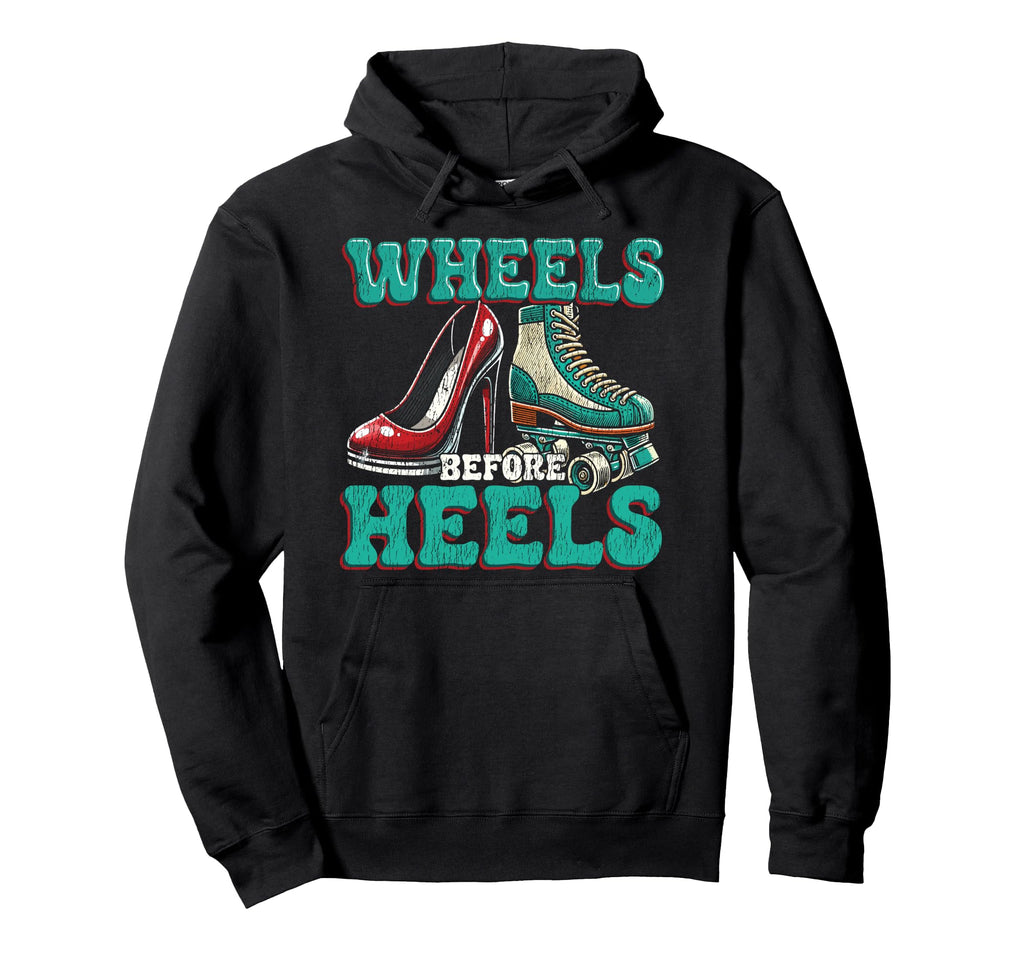 Roller Skating Skate 1970S Wheels Before Hoodie - Trendy Graphic Unisex - T-Shirt, Sweatshirt, Hoodie