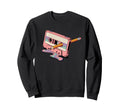 Melting Paint Art Cassette Player Sweatshirt - Trendy Graphic for Adults - T-Shirt, Sweatshirt, Hoodie