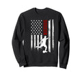 Soccer American Flag Sweatshirt - Casual Everyday Wear Men Women - T-Shirt, Sweatshirt, Hoodie