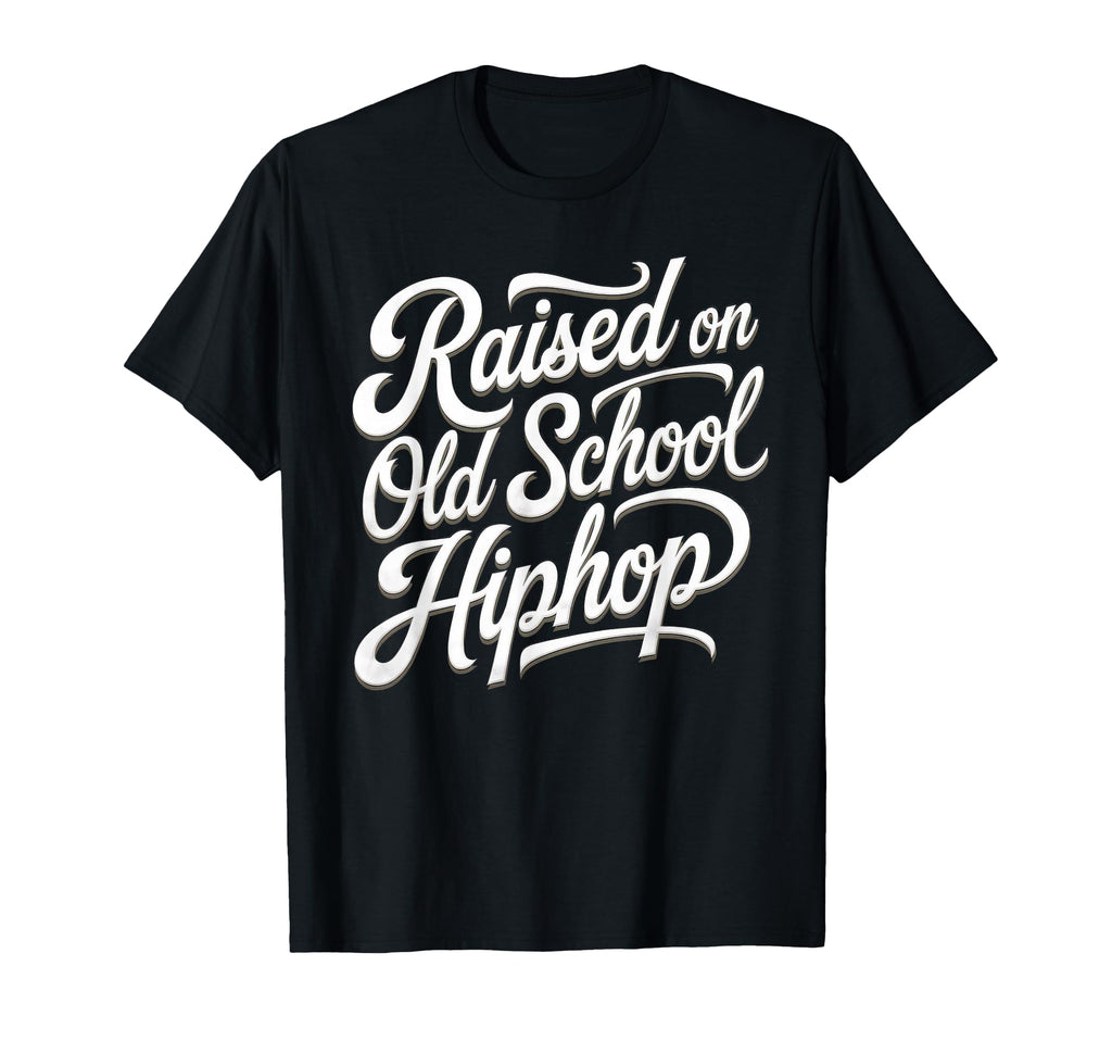 Raised Old School Hip Hop Cassette T-Shirt - Minimalist Print Unisex - T-Shirt, Sweatshirt, Hoodie