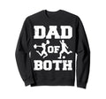 Dad Both Funny Cheer Soccer Dad Sweatshirt - Graphic Print Men Women - T-Shirt, Sweatshirt, Hoodie