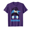 Chapina Guatemalan Messy Bun Flag T-Shirt - Novelty Apparel for Adults - T-Shirt, Sweatshirt, Hoodie