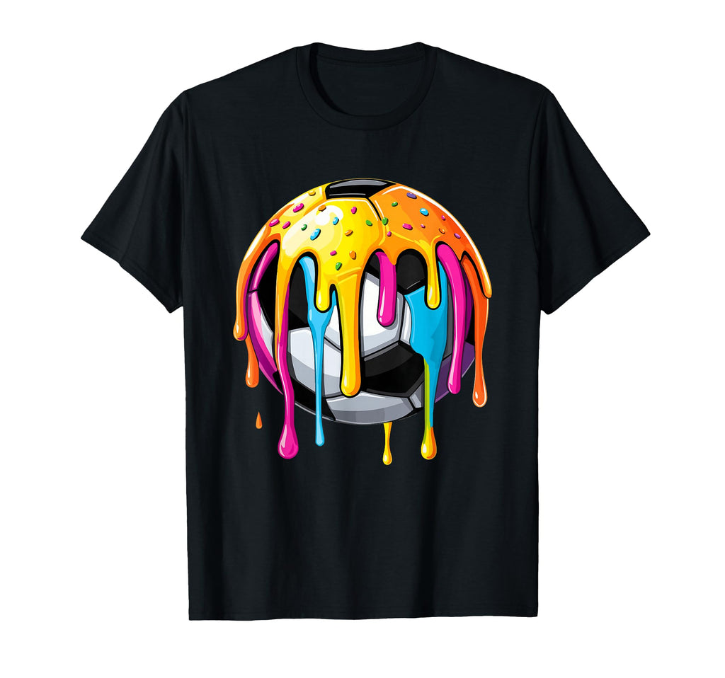 Colorful Soccer Accessories Drip Vibe T-Shirt - Trendy Graphic Men Women - T-Shirt, Sweatshirt, Hoodie