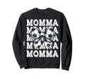 Coquette Soccer Momma Matching Family Sweatshirt - Novelty Apparel Unisex - T-Shirt, Sweatshirt, Hoodie