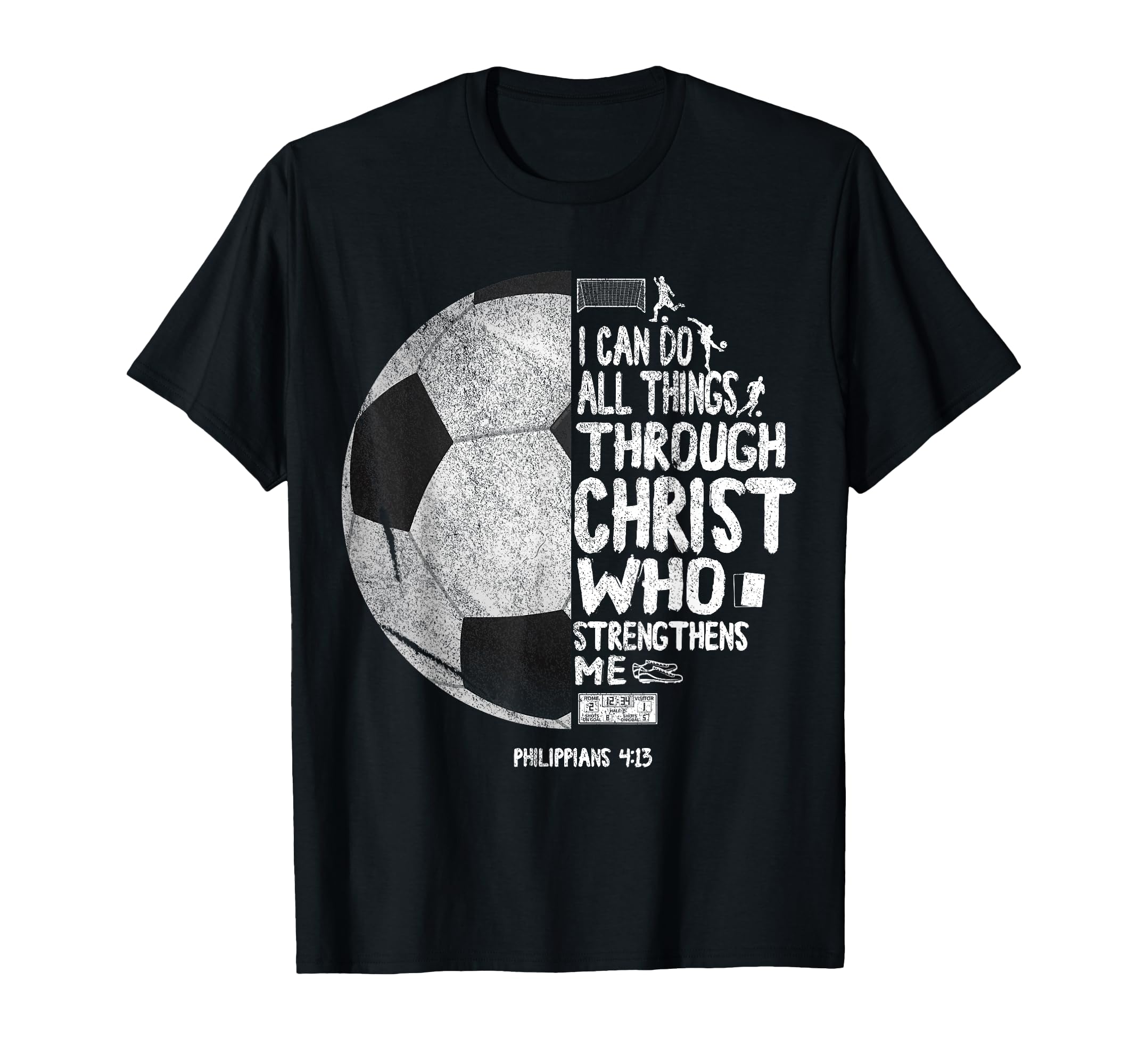 I Can Do All Things Through Christ T-Shirt - Minimalist Print Men Women - T-Shirt, Sweatshirt, Hoodie