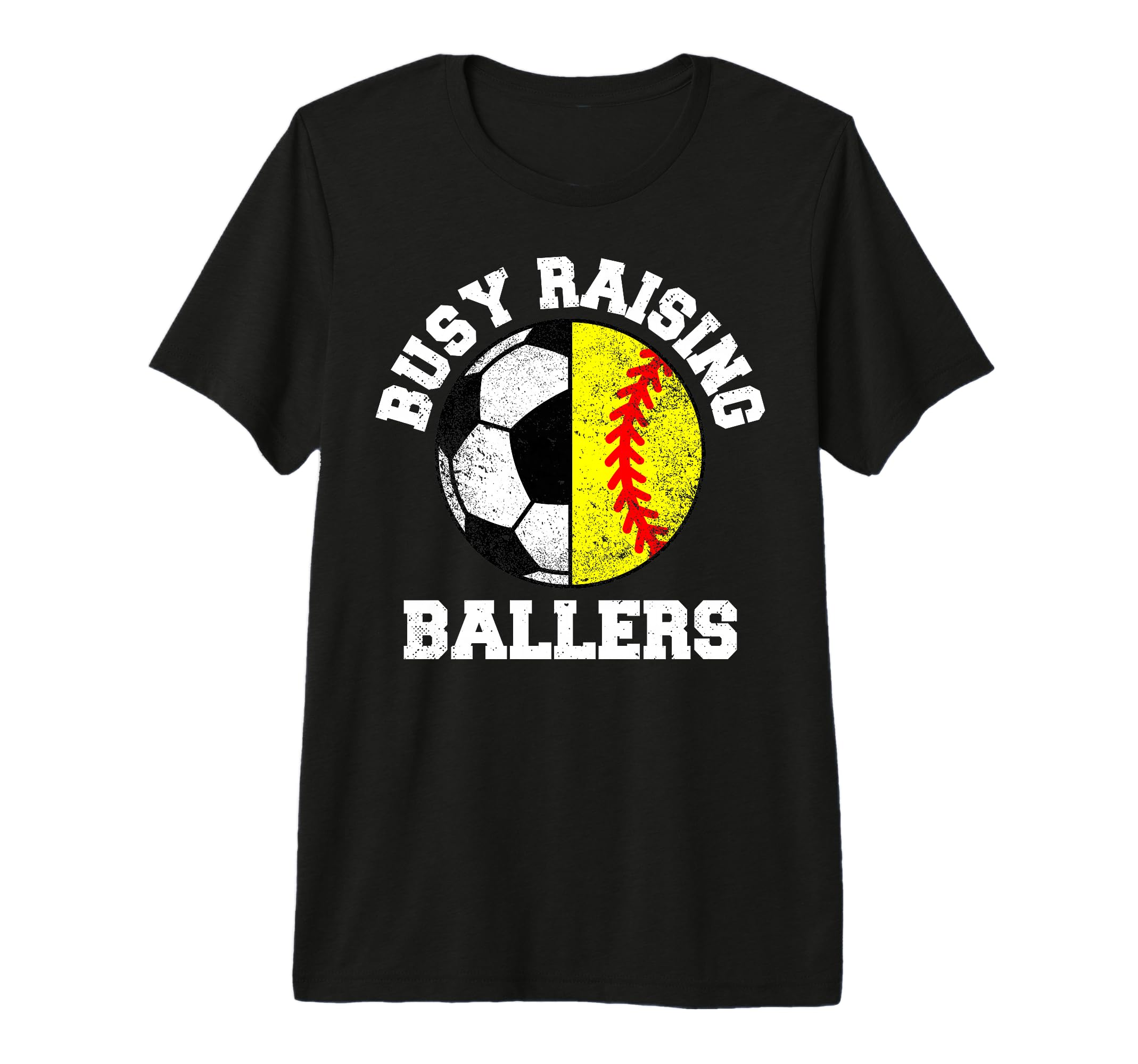 Busy Raising Ballers Funny Soccer T-Shirt - Aesthetic Graphic for Adults - T-Shirt, Sweatshirt, Hoodie