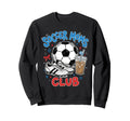 Soccer Moms Club Iced Coffee Cleats Sweatshirt - Trendy Graphic for Adults - T-Shirt, Sweatshirt, Hoodie