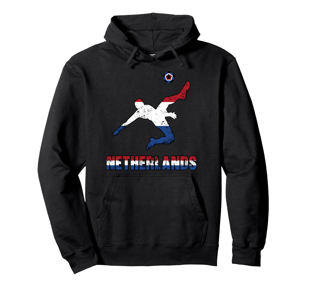 Netherlands Football Soccer Game Hoodie - Fun Novelty Design Men Women - T-Shirt, Sweatshirt, Hoodie