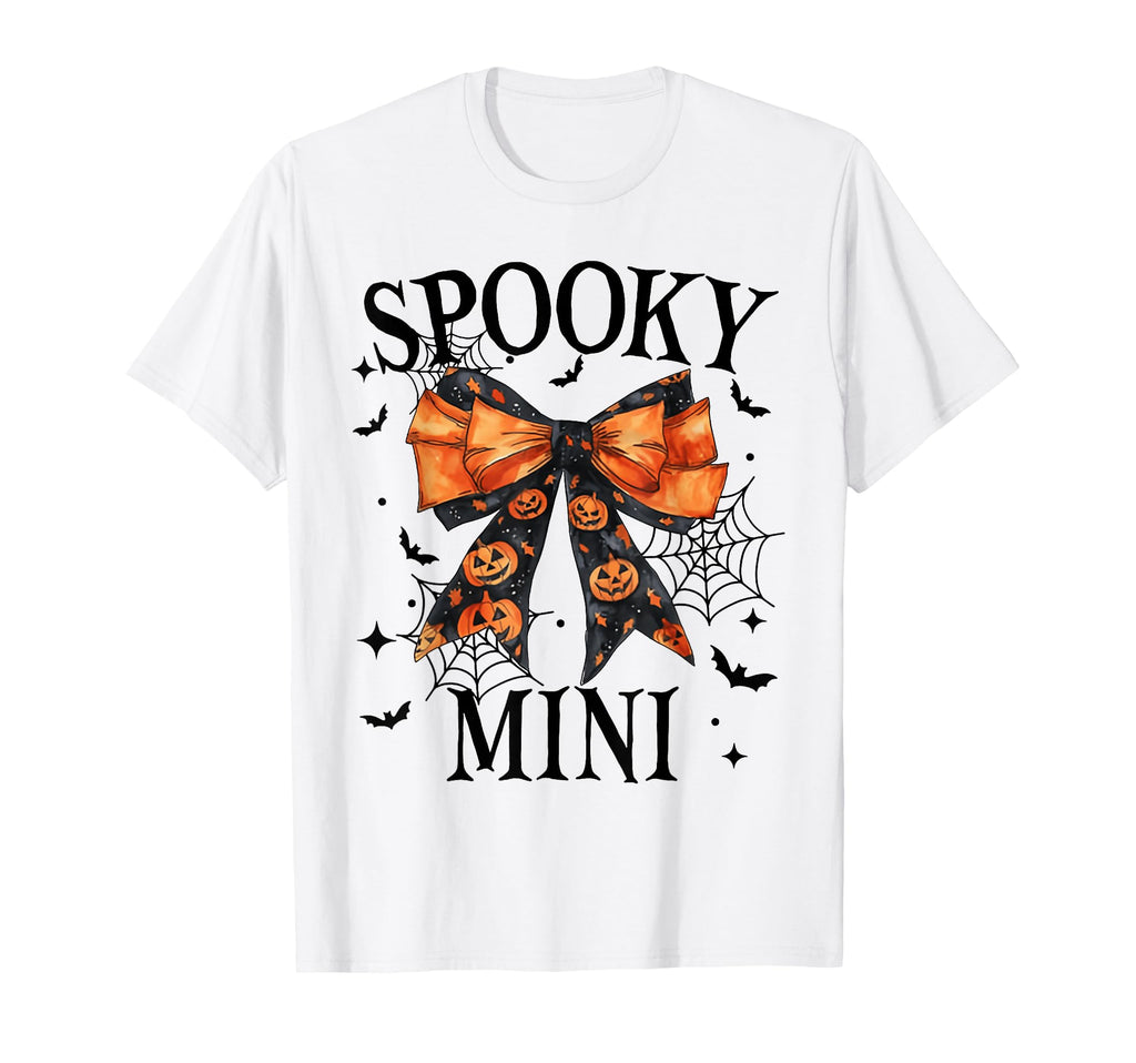 Spooky Mama Mini Coquette Halloween T-Shirt - Custom Art Print Men Women - T-Shirt, Sweatshirt, Hoodie
