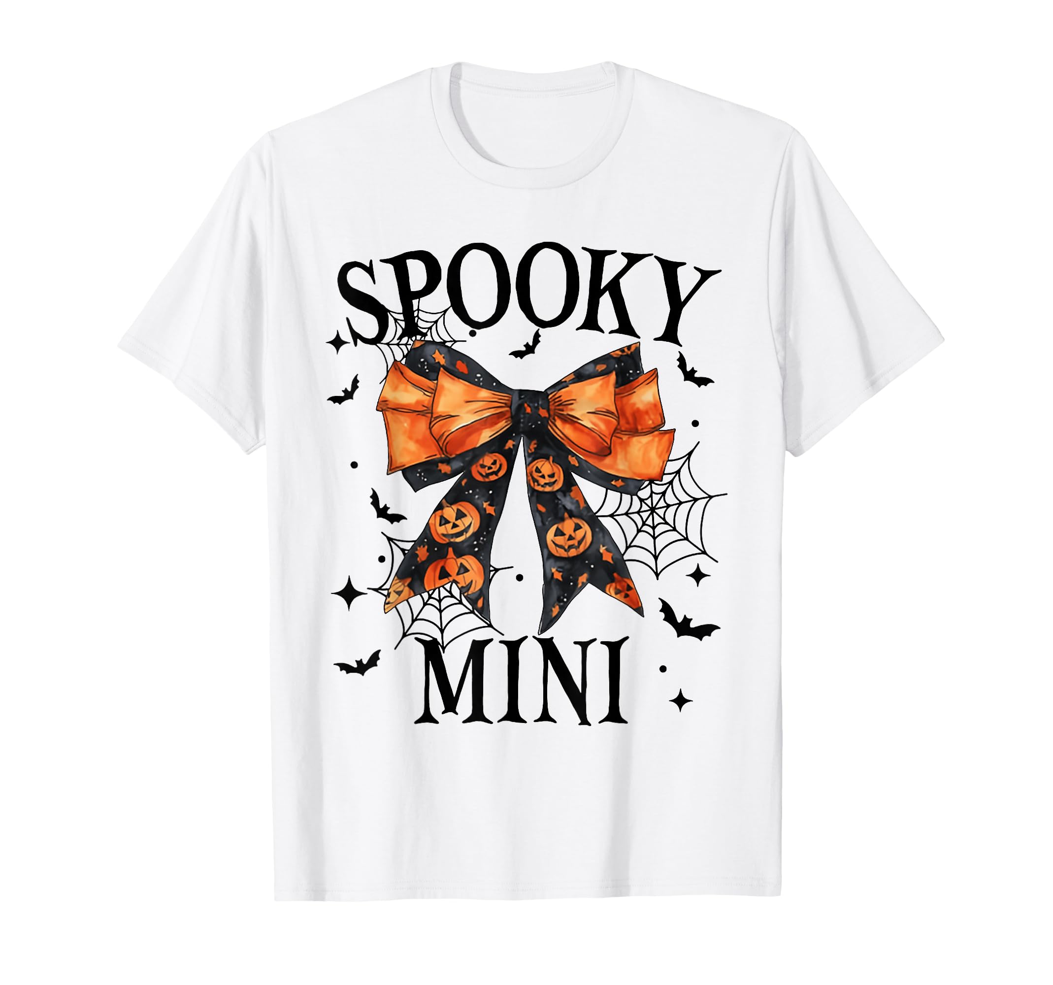 Spooky Mama Mini Coquette Halloween T-Shirt - Custom Art Print Men Women - T-Shirt, Sweatshirt, Hoodie