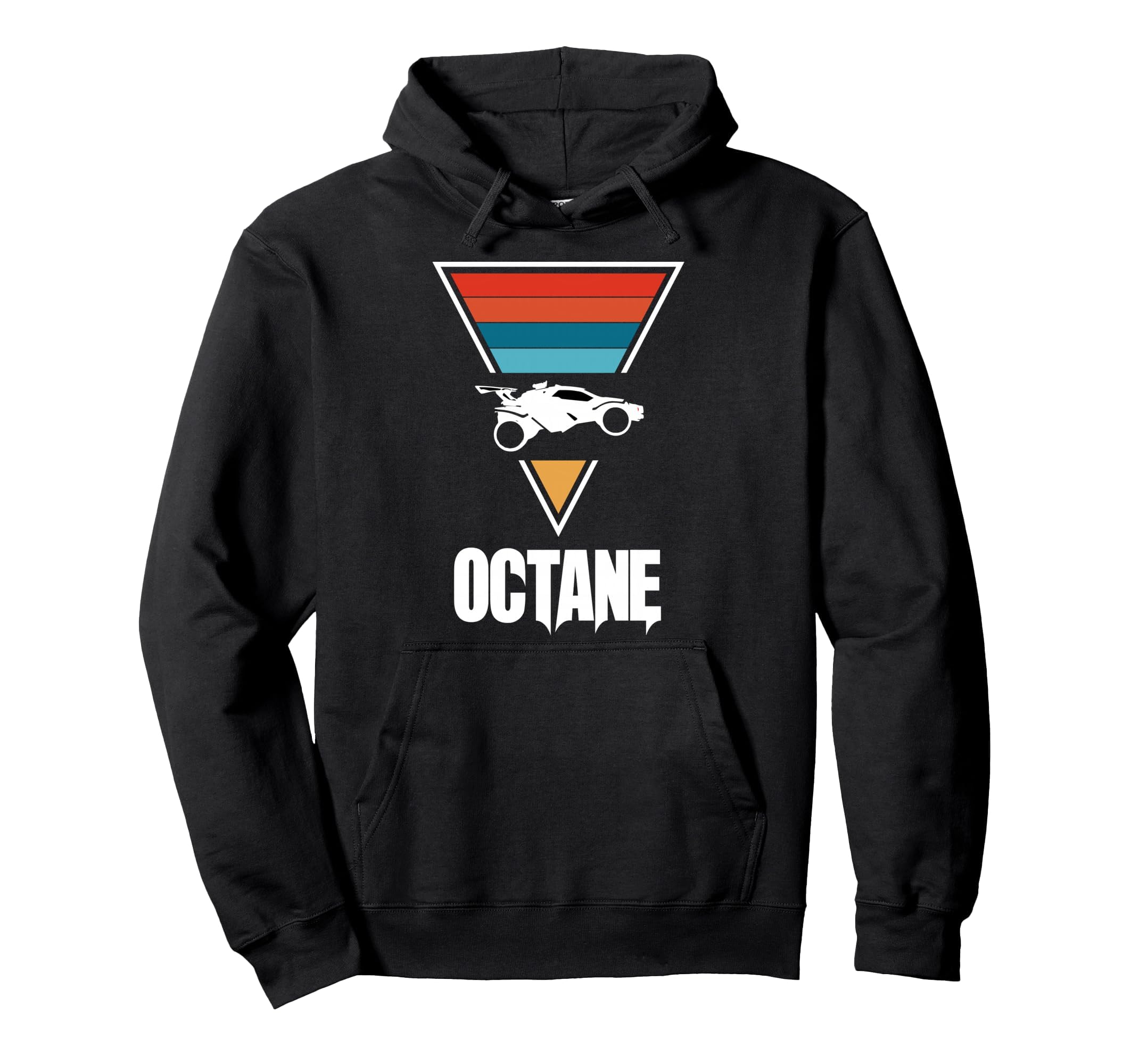 Octane Rocket Soccer Sunset Distressed Hoodie - Novelty Apparel Men Women - T-Shirt, Sweatshirt, Hoodie