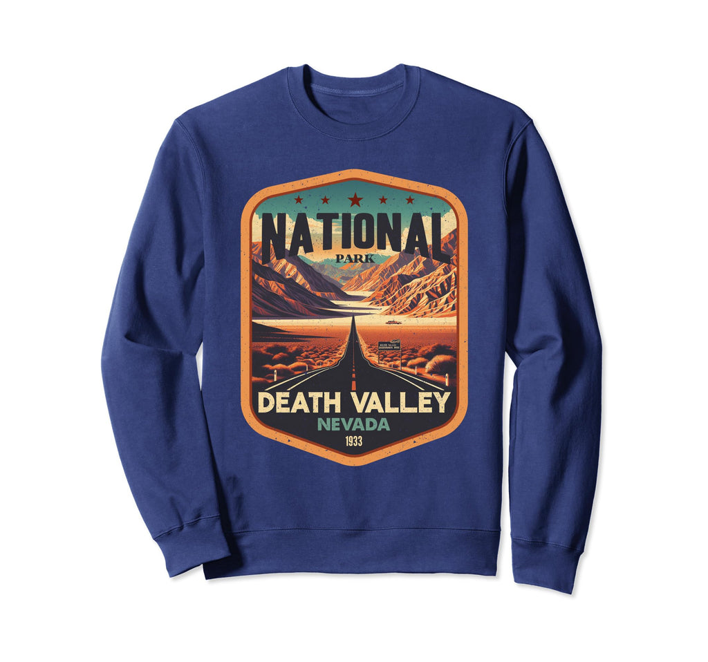 Death Valley National Park Badge Sweatshirt - Streetwear Style for Adults - T-Shirt, Sweatshirt, Hoodie