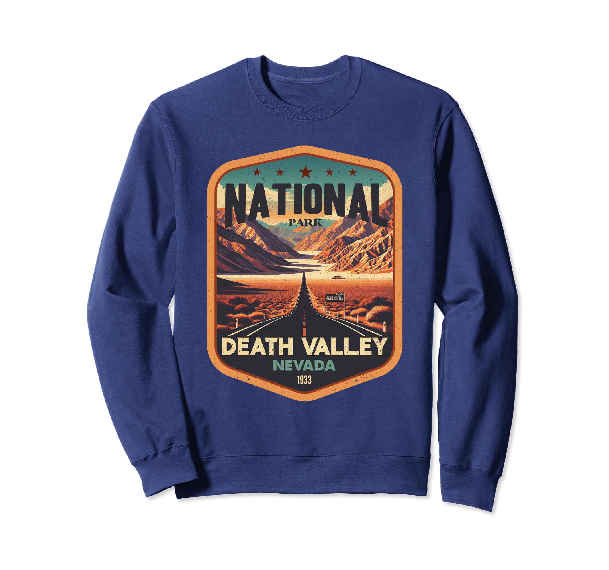 Death Valley National Park Badge Sweatshirt - Streetwear Style for Adults - T-Shirt, Sweatshirt, Hoodie