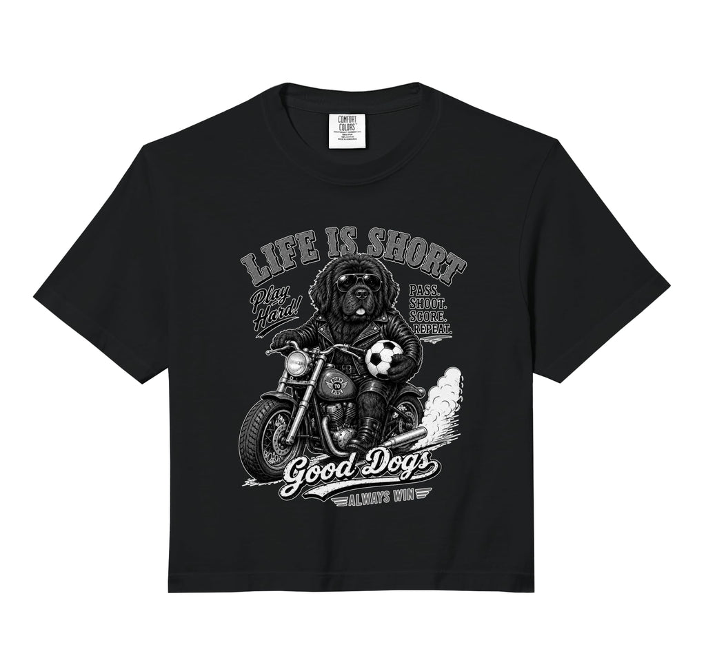 Newfoundland Motorbike Love Footbal T-Shirt - Graphic Print for Adults - T-Shirt, Sweatshirt, Hoodie