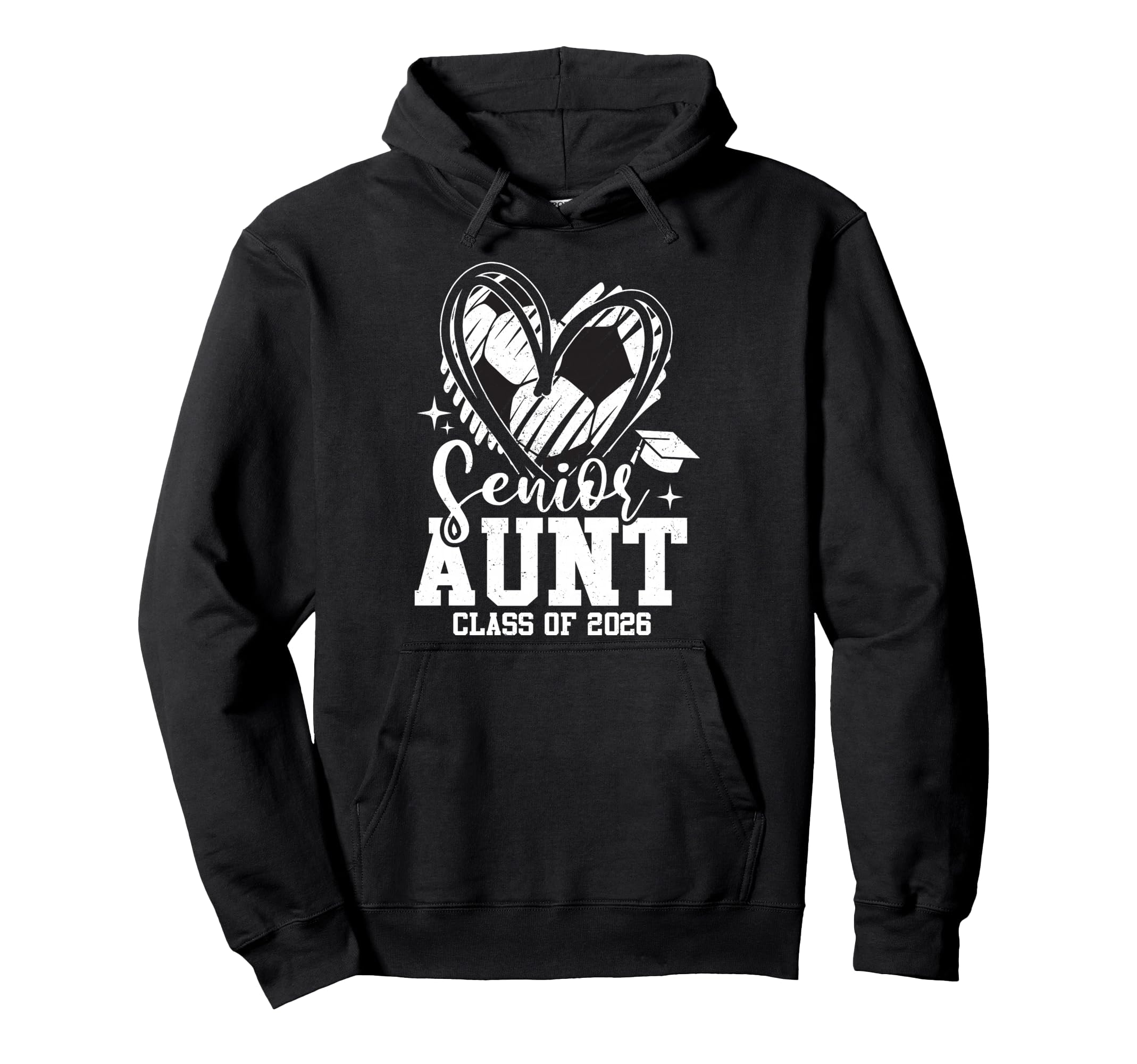 Senior Aunt Class 2026 Soccer Hoodie - Streetwear Style for Adults - T-Shirt, Sweatshirt, Hoodie
