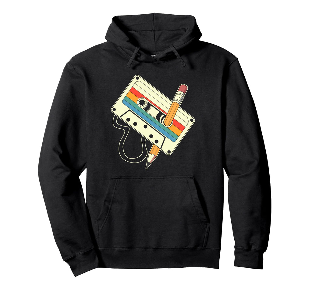 80S 90S Music Mixtape Cassette Tape Hoodie - Streetwear Style for Adults - T-Shirt, Sweatshirt, Hoodie