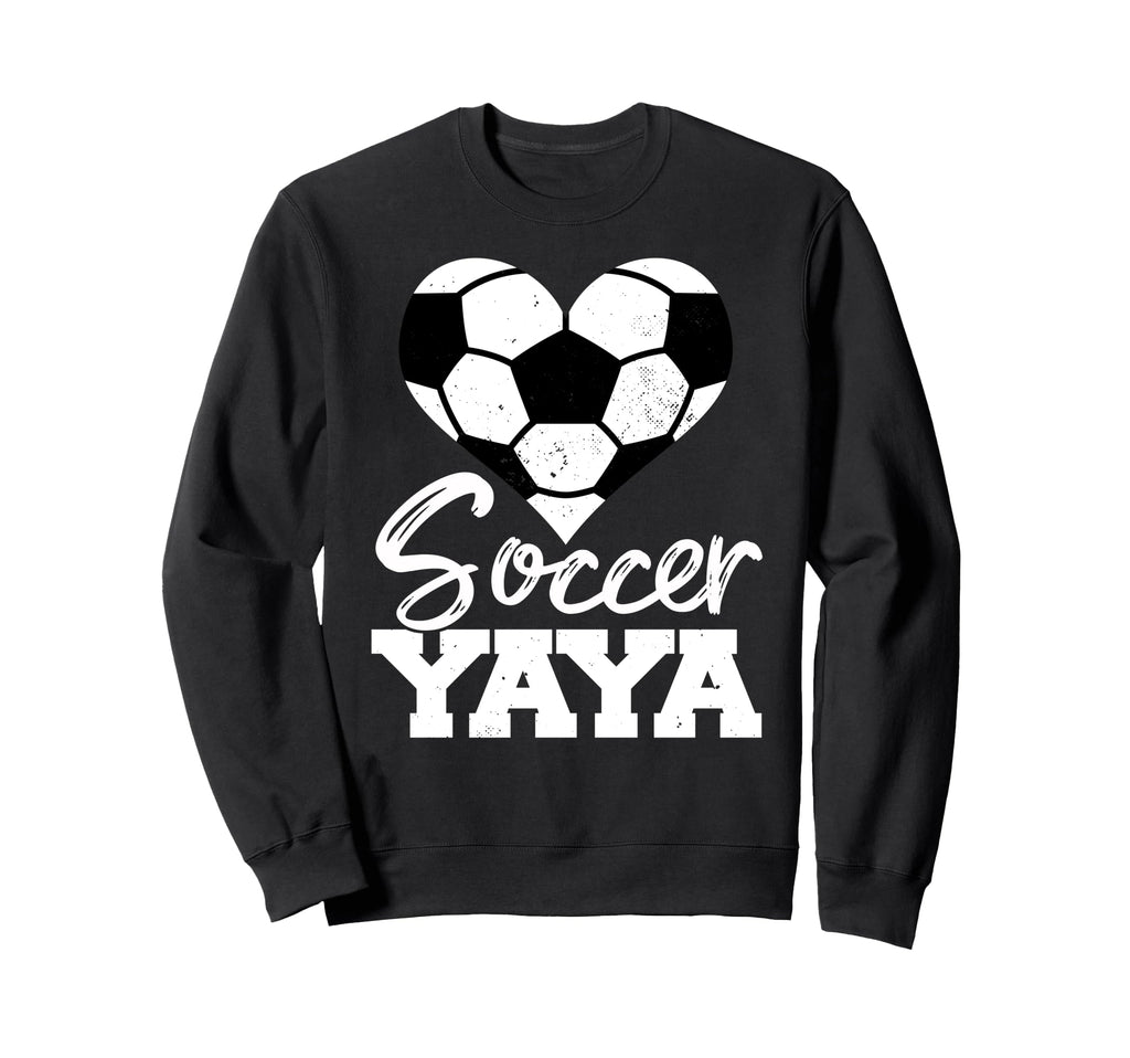 Soccer Yaya Heart Funny Heartfelt Sweatshirt - Graphic Print Men Women - T-Shirt, Sweatshirt, Hoodie