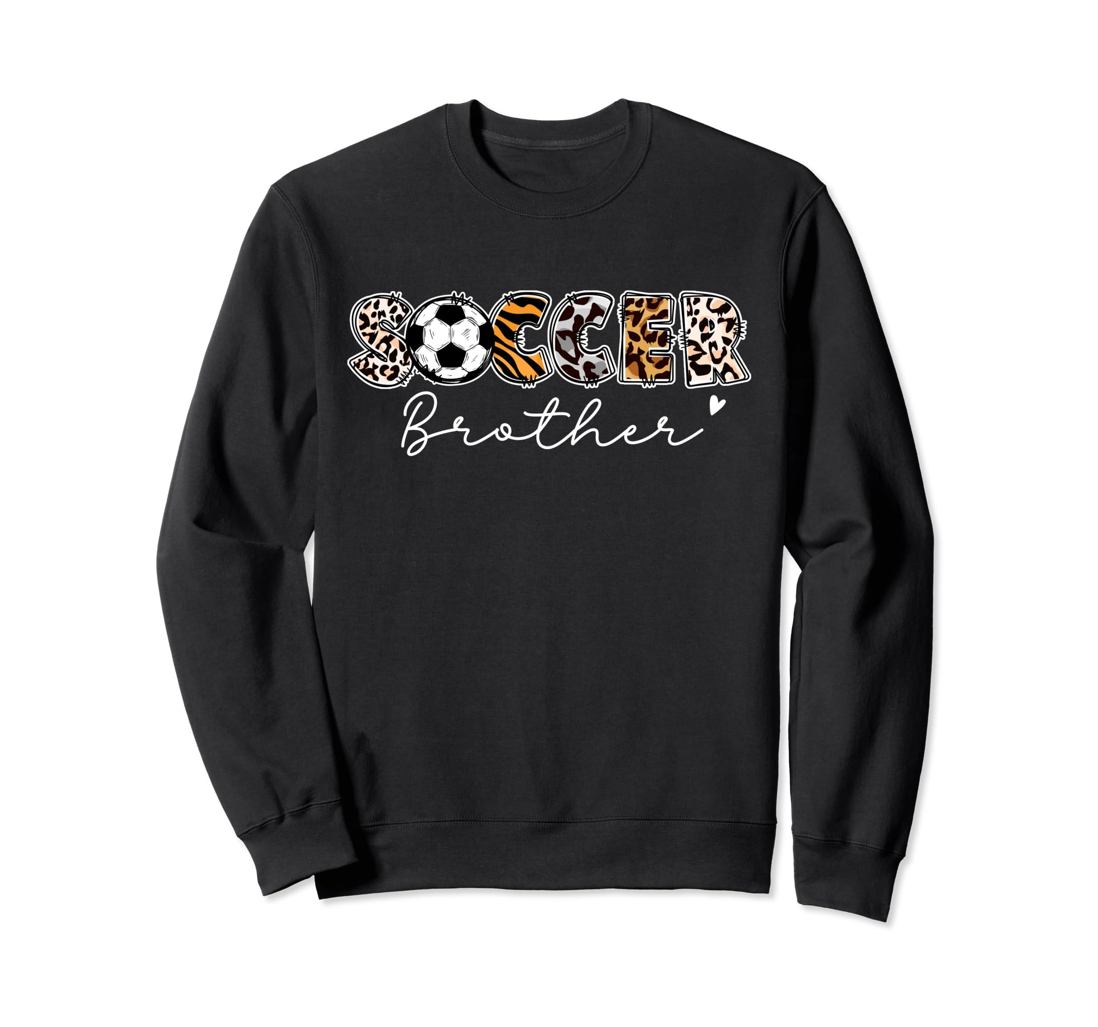 Soccer Brother Leopard Family Sweatshirt - Streetwear Style Men Women - T-Shirt, Sweatshirt, Hoodie