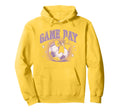 Trendy Game Day Soccer Ball Chest Logo Hoodie - Trendy Graphic for Adults - T-Shirt, Sweatshirt, Hoodie