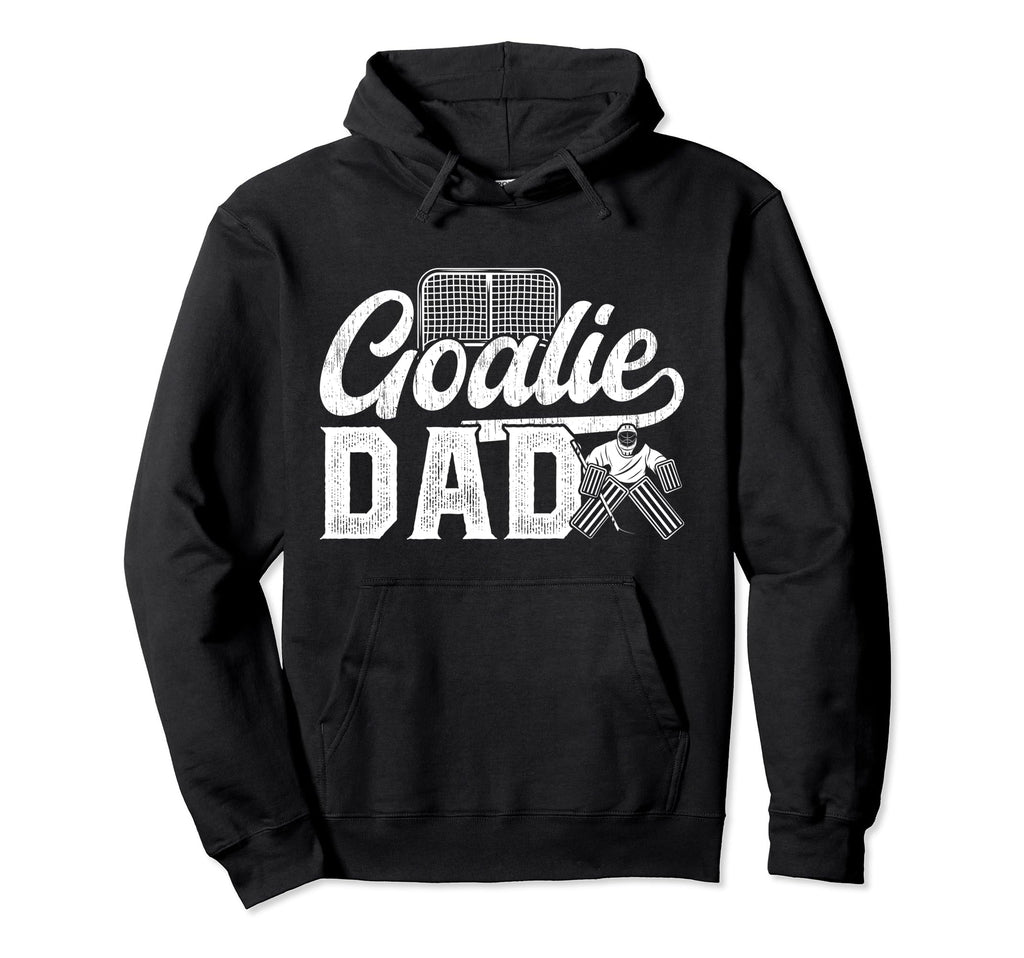 Ice Hockey Goalie Dad Hockey Goalkeeper Hoodie - Custom Art Print Unisex - T-Shirt, Sweatshirt, Hoodie