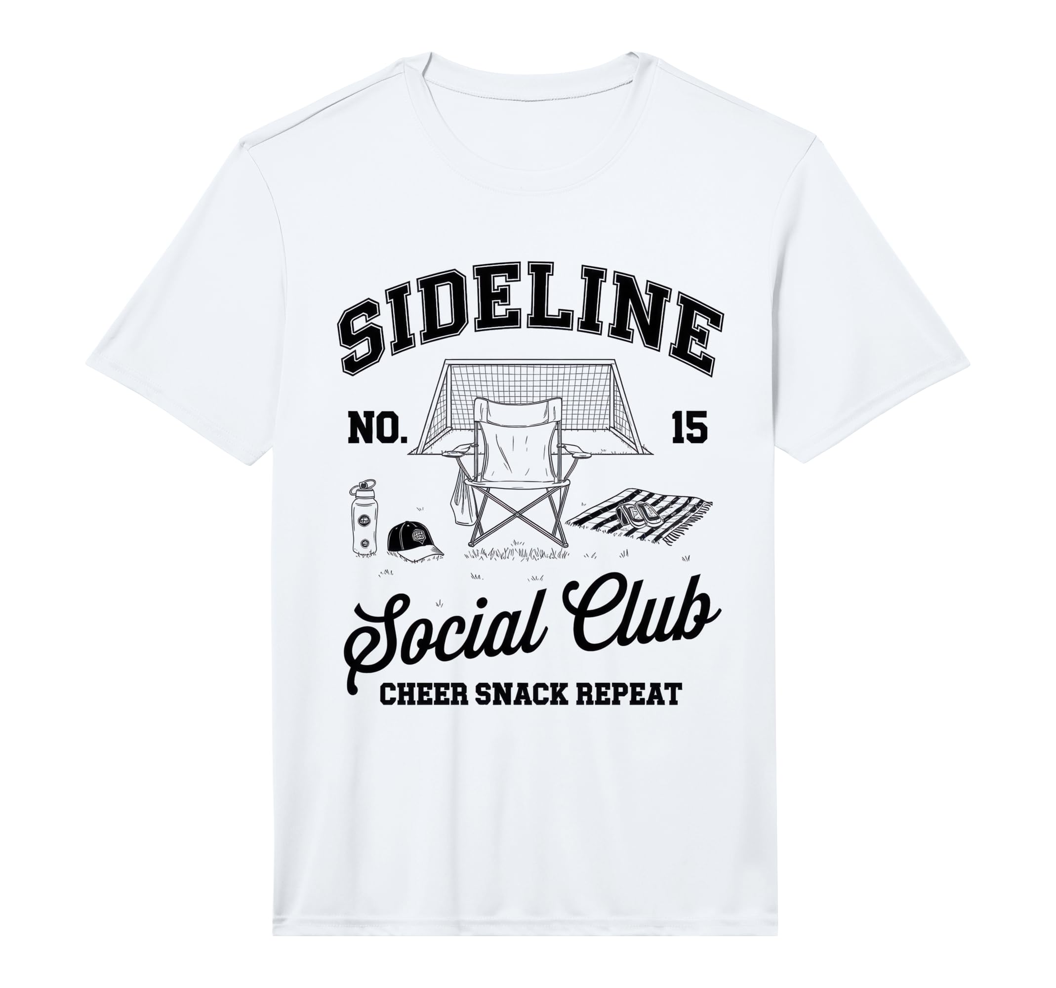 Sideline Social Club Soccer Mom Game T-Shirt - Trendy Graphic Men Women - T-Shirt, Sweatshirt, Hoodie