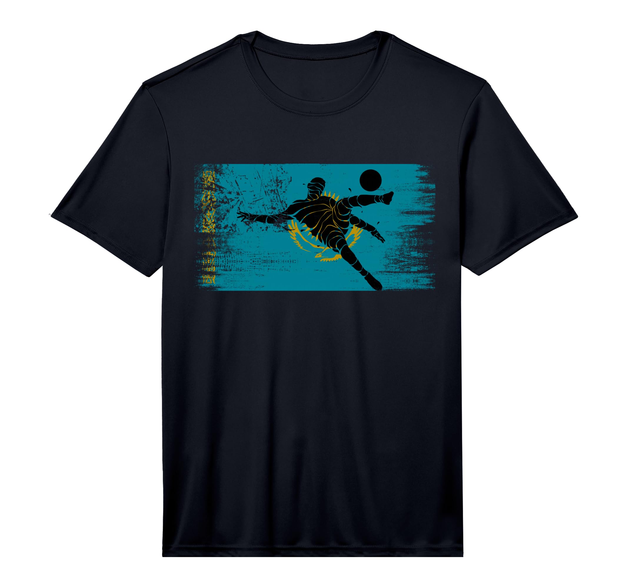 Kazakhstan Soccer Kazakh Football T-Shirt - Trendy Graphic for Adults - T-Shirt, Sweatshirt, Hoodie