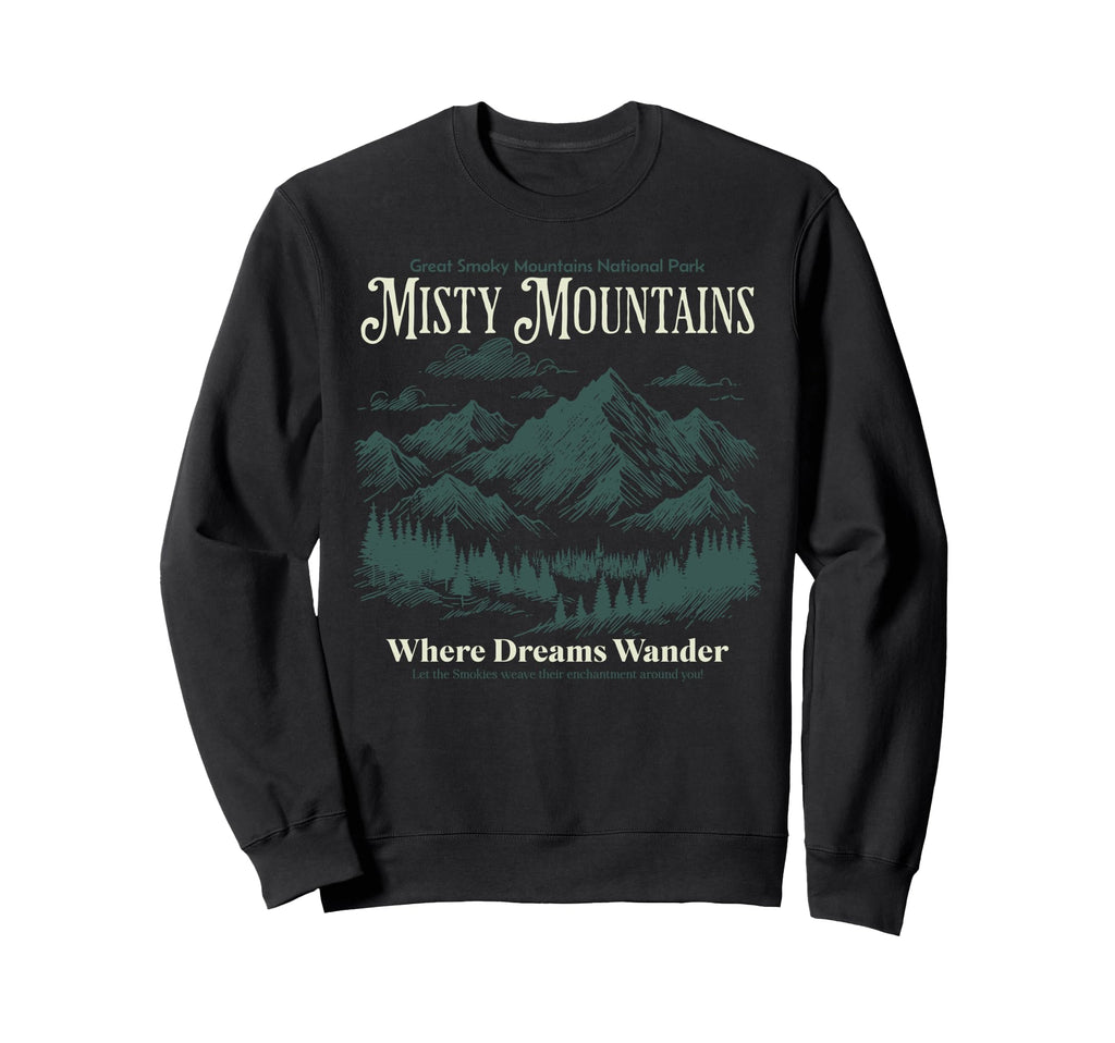 Smoky Mountains National Parks Sweatshirt - Custom Art Print for Adults - T-Shirt, Sweatshirt, Hoodie