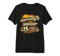 Apparently I Like Soccer Soccer Flower Tri T-Shirt - Unique Graphic Unisex - T-Shirt, Sweatshirt, Hoodie