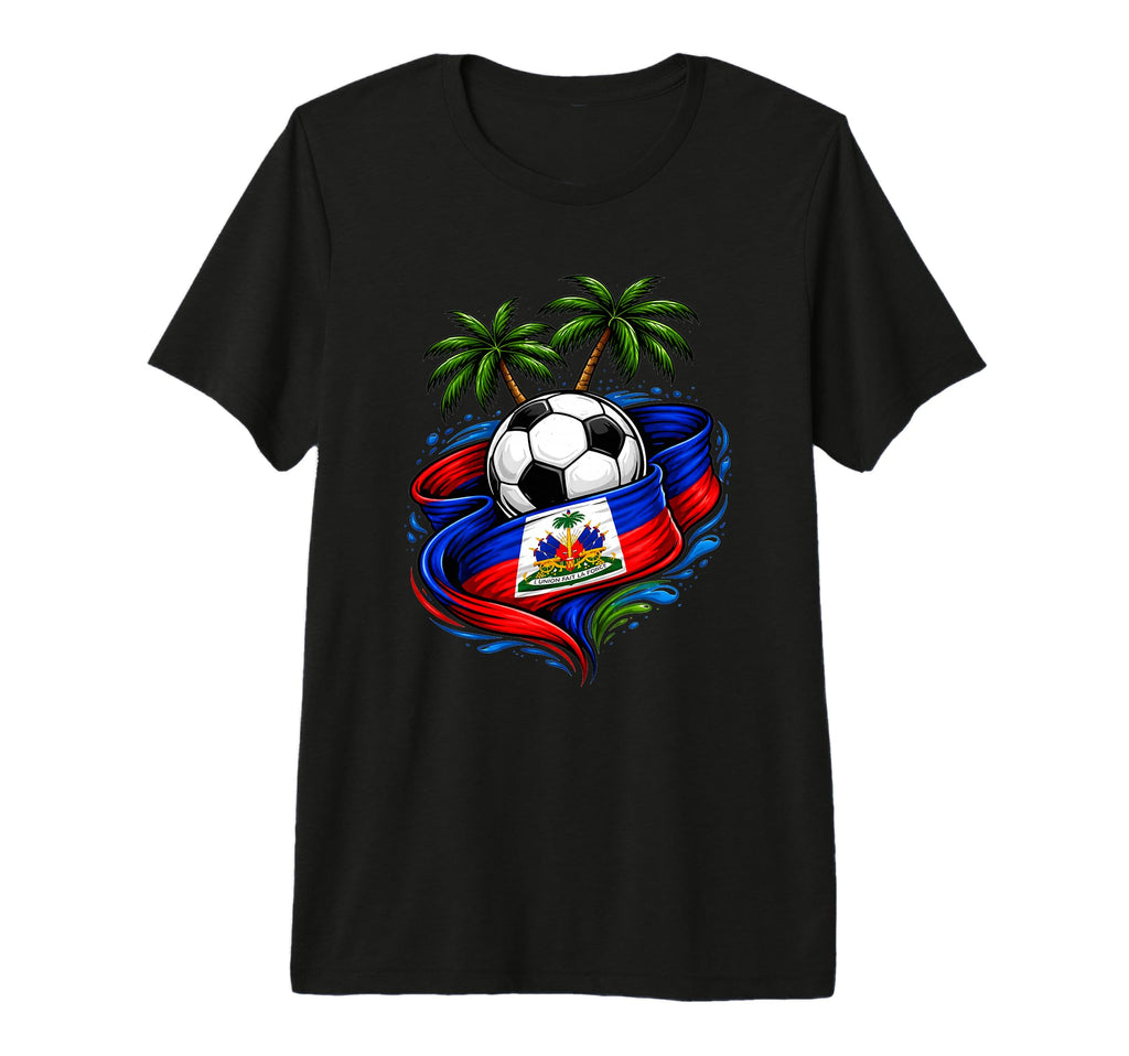 Haiti Soccer 2026 Haitian Flag Caribbean T-Shirt - Novelty Apparel Unisex - T-Shirt, Sweatshirt, Hoodie