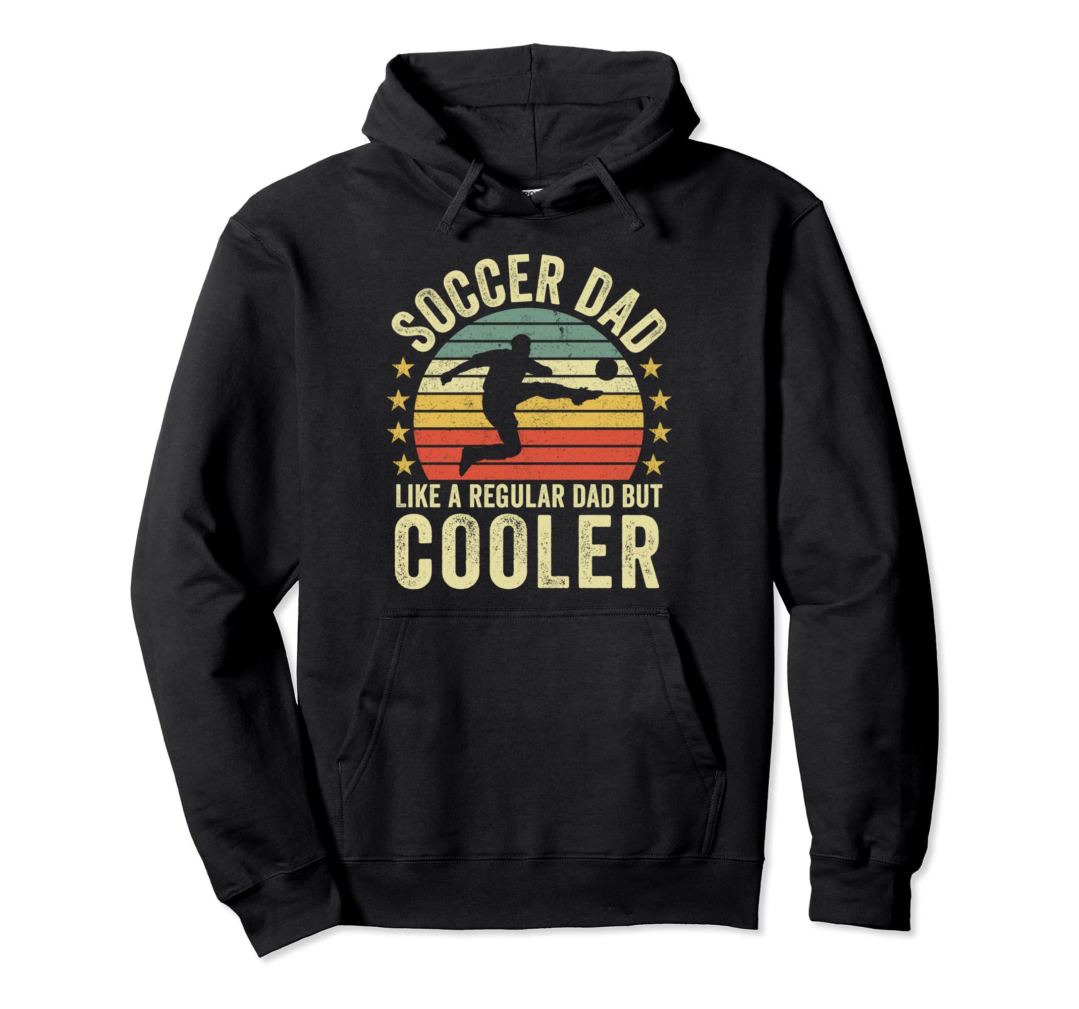Soccer Dad Like Regular Dad But Cooler Hoodie - Aesthetic Graphic Unisex - T-Shirt, Sweatshirt, Hoodie