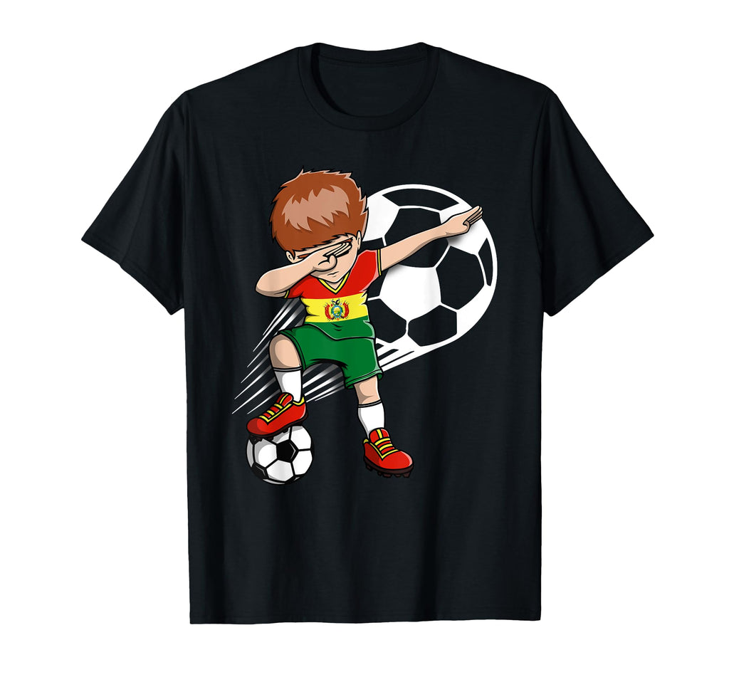 Dabbing Soccer Bolivia Jersey T-Shirt - Casual Everyday Wear Men Women - T-Shirt, Sweatshirt, Hoodie