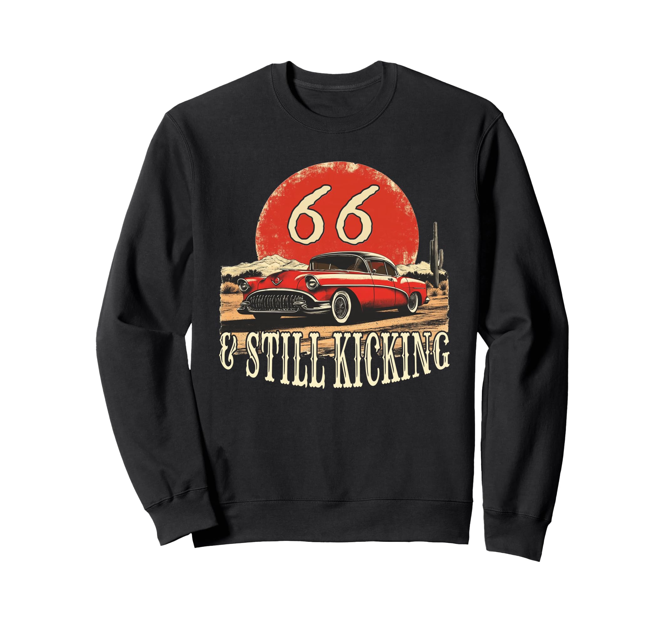 Route 66 Centennial Mother Road Sweatshirt - Fun Novelty Design for Adults - T-Shirt, Sweatshirt, Hoodie