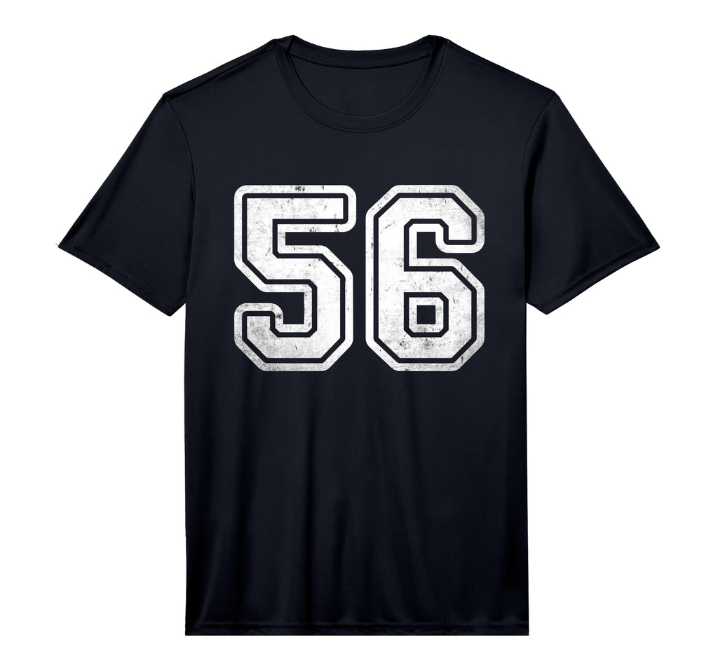 Number 56 Sport White Distressed T-Shirt - Aesthetic Graphic Men Women - T-Shirt, Sweatshirt, Hoodie