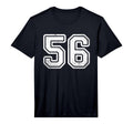 Number 56 Sport White Distressed T-Shirt - Aesthetic Graphic Men Women - T-Shirt, Sweatshirt, Hoodie