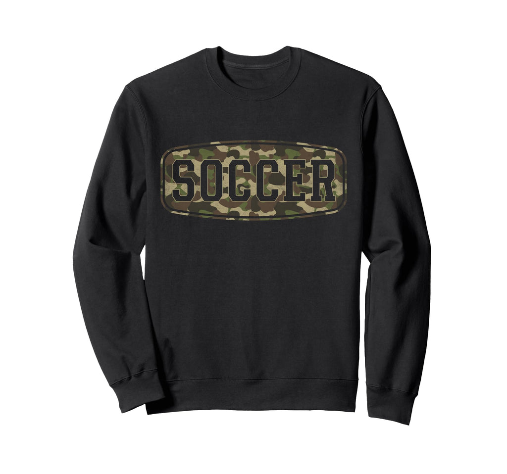 Camo Soccer Camourflage Badge Player Sweatshirt - Streetwear Style Unisex - T-Shirt, Sweatshirt, Hoodie