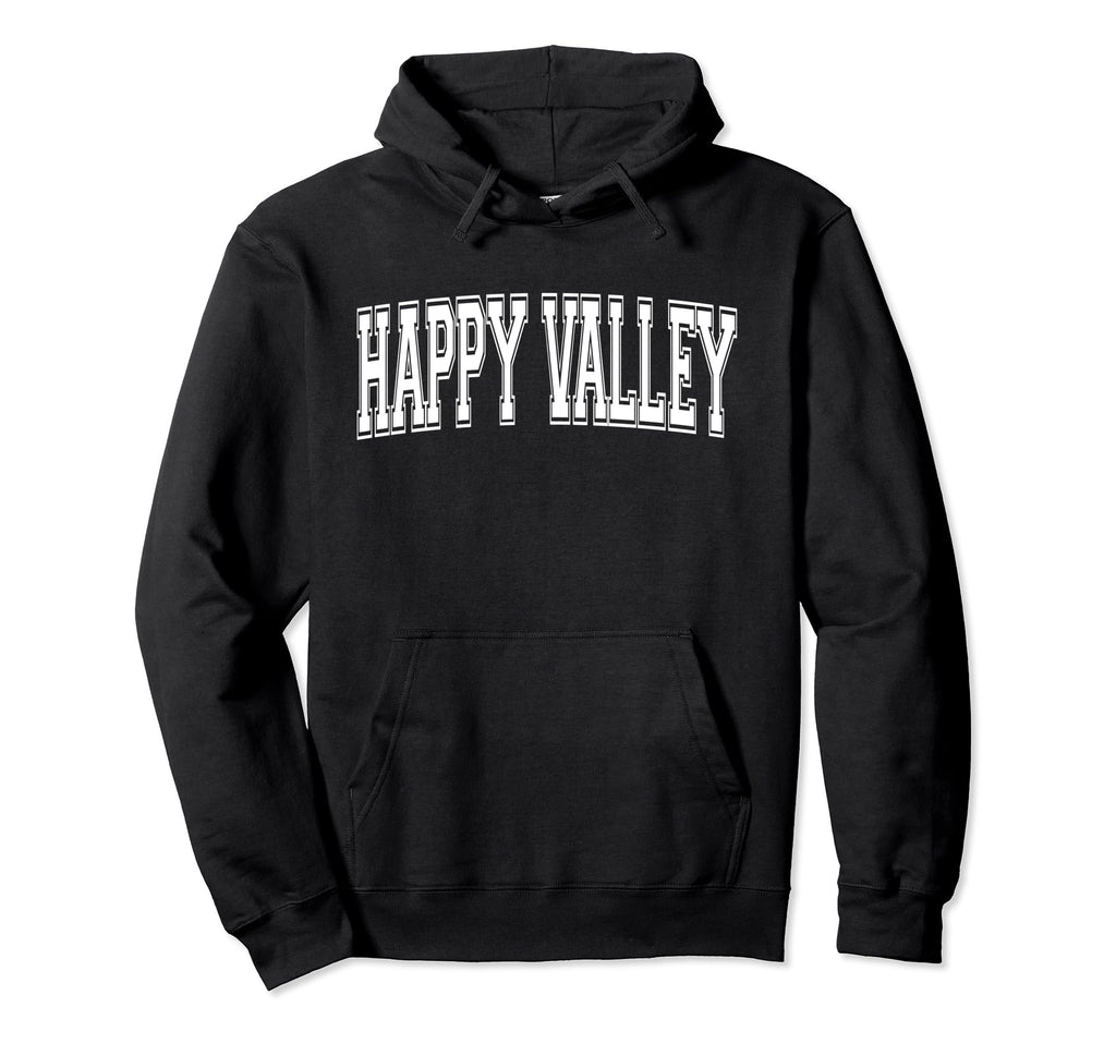 Happy Valley Or Oregon Usa Sports Hoodie - Minimalist Print for Adults - T-Shirt, Sweatshirt, Hoodie
