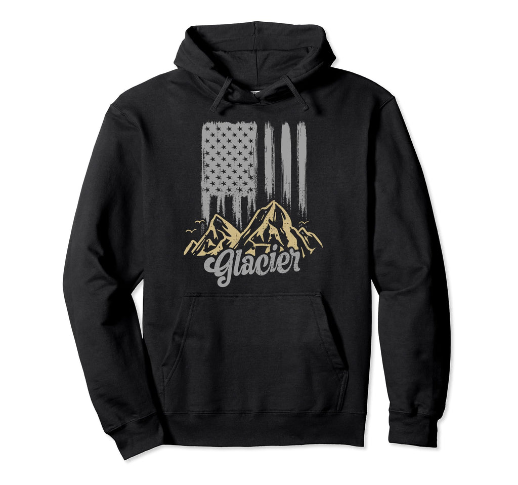 Glacier National Park Us Glacier Hoodie - Aesthetic Graphic Men Women - T-Shirt, Sweatshirt, Hoodie