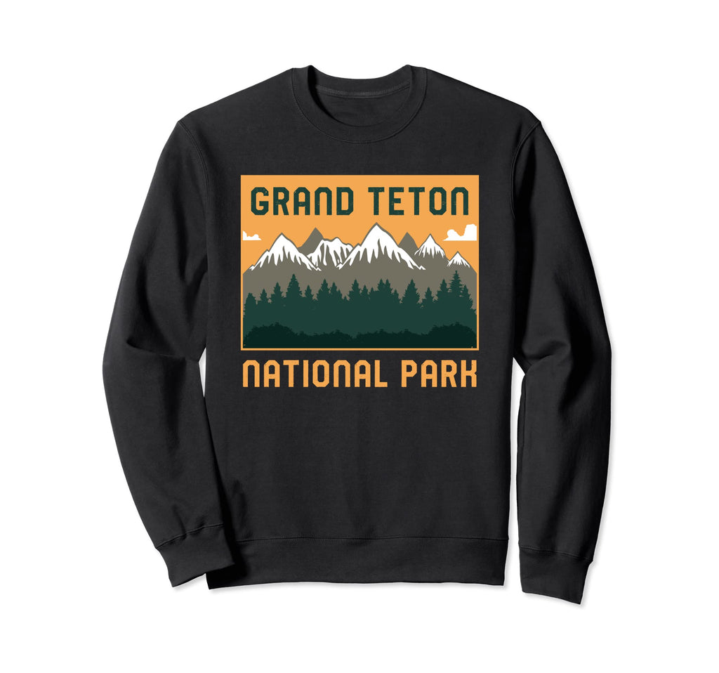Grand Teton National Park Wyoming Sweatshirt - Minimalist Print Unisex - T-Shirt, Sweatshirt, Hoodie