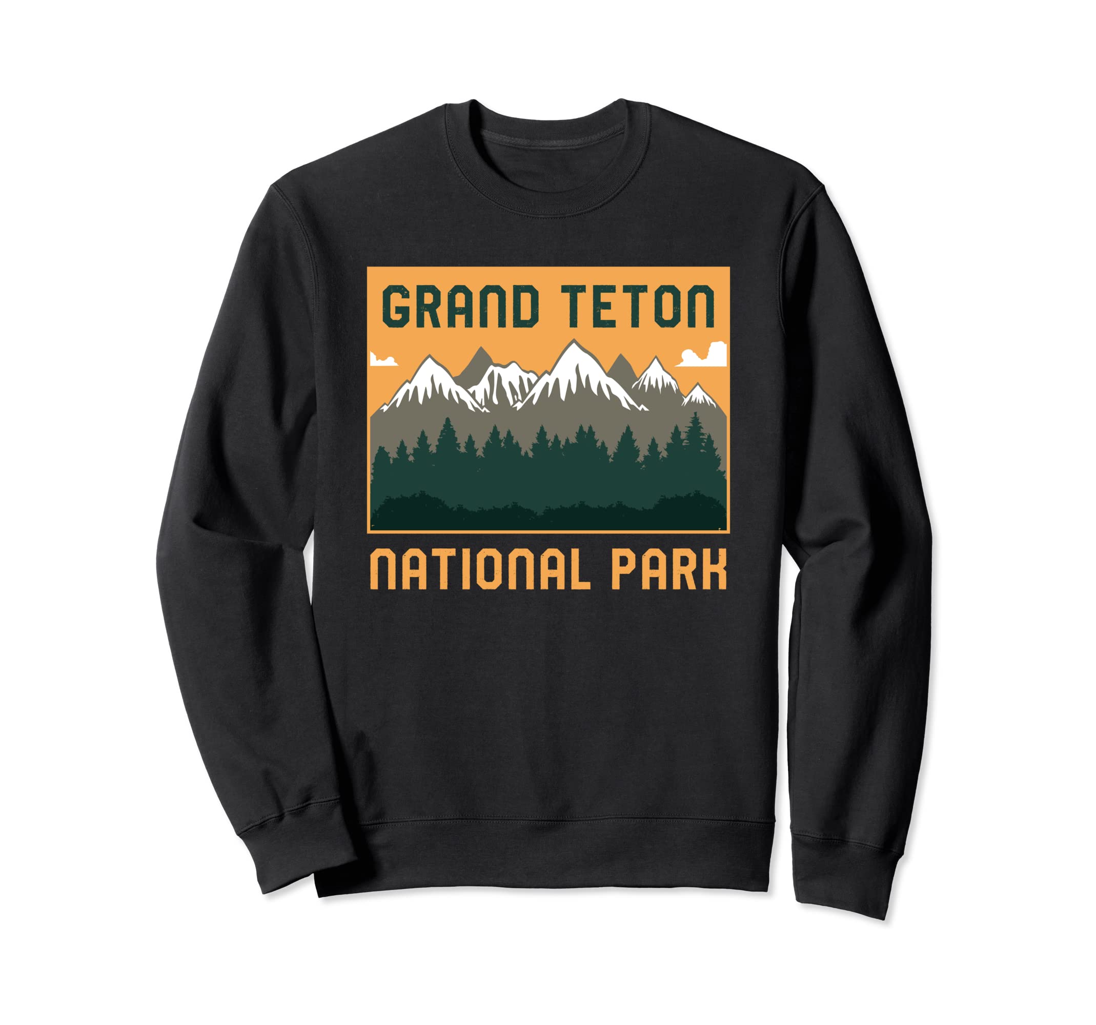 Grand Teton National Park Wyoming Sweatshirt - Minimalist Print Unisex - T-Shirt, Sweatshirt, Hoodie
